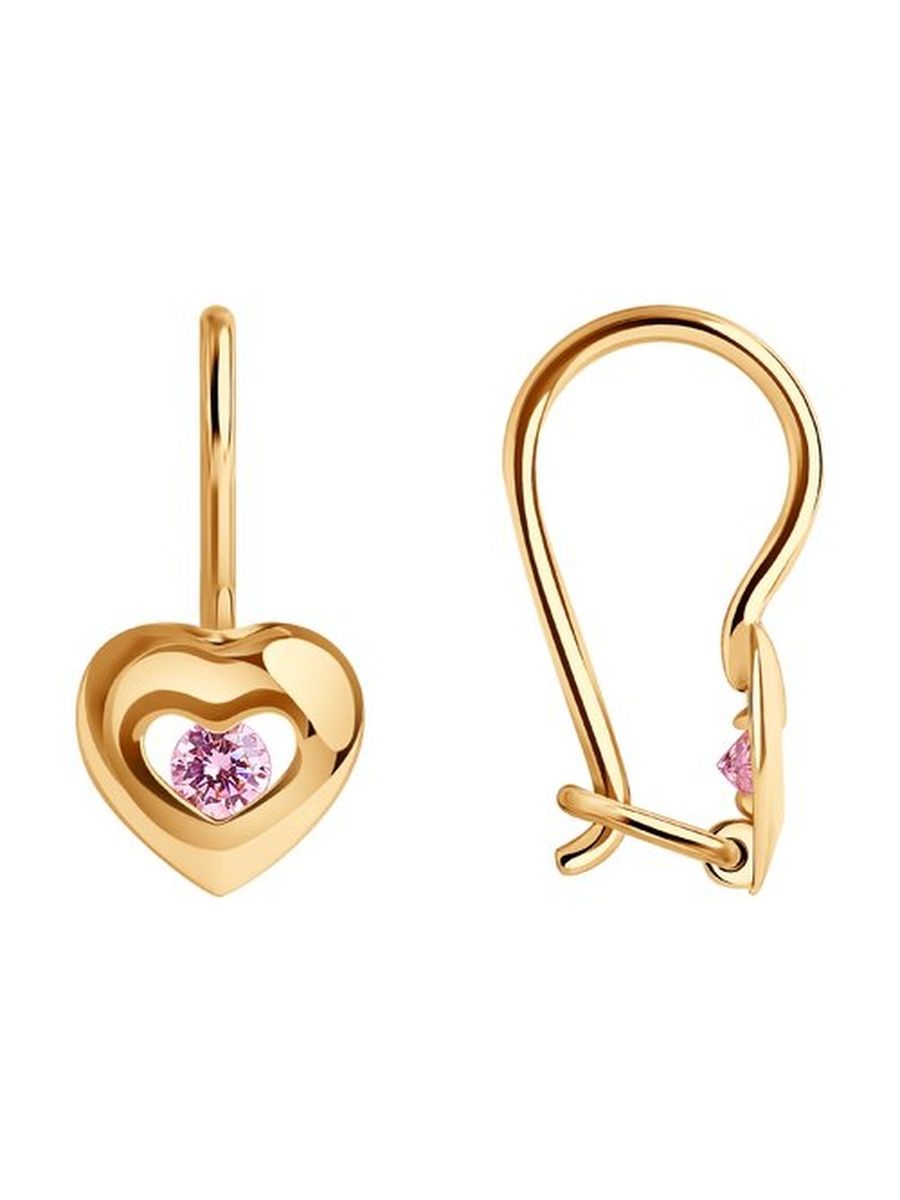 

Серьги из золота TEO MAORI 827228, фианит, 827228
