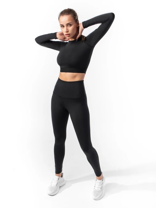 

Леггинсы женские Urbanfit Go черные S, Черный, Go