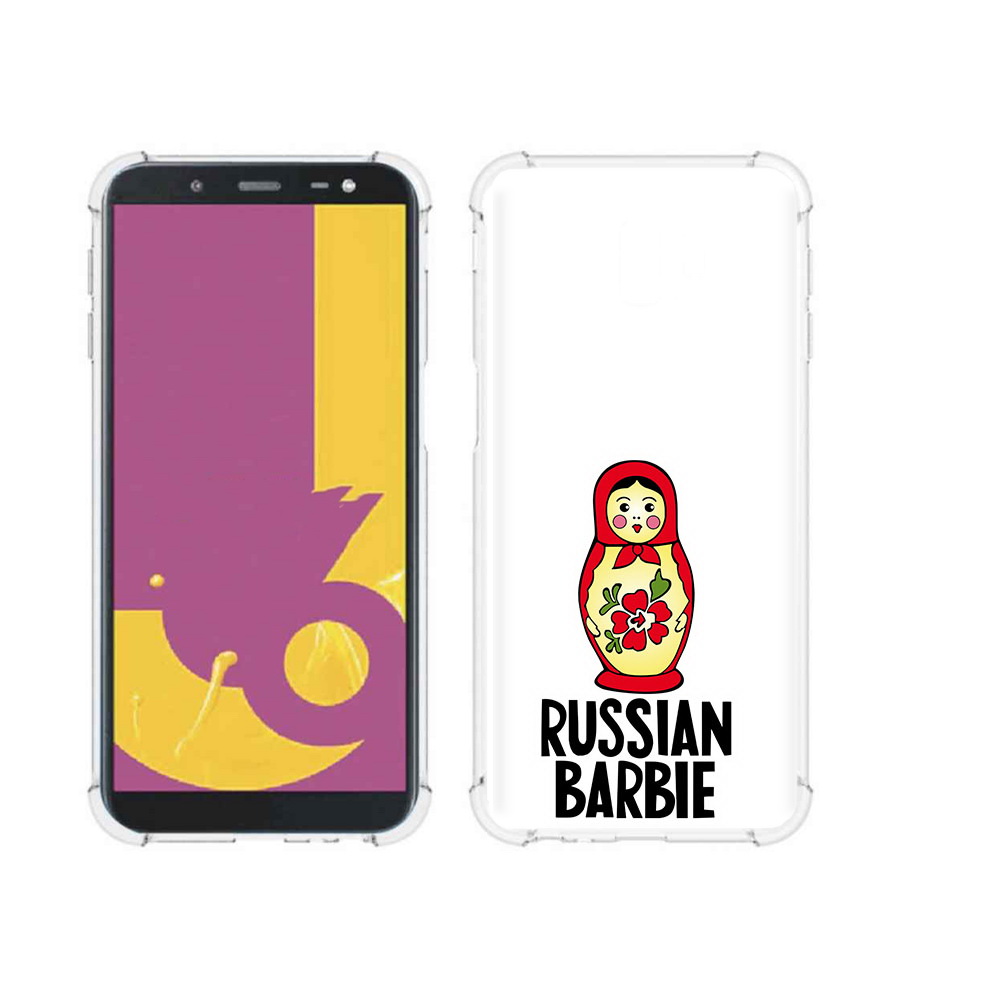 

Чехол MyPads Tocco для Samsung Galaxy J6+ (2018) матрешка (PT119175.557.459), Прозрачный, Tocco