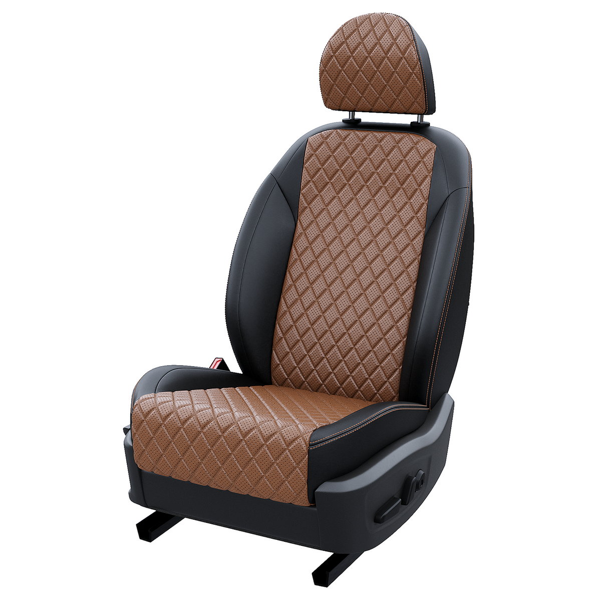 

Чехлы на сиденья АвтоЛето для Toyota CHR LA15972C325 Экокожа ромб Черный Коричневый, Коричневый;черный, LA1597