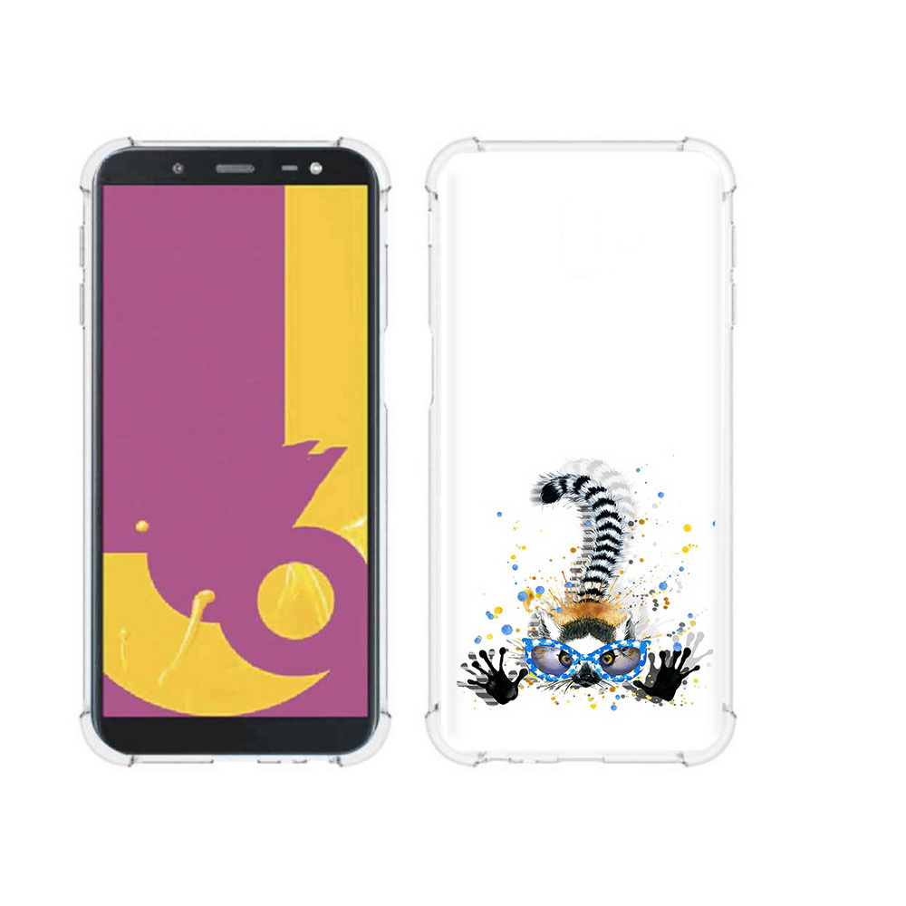 

Чехол MyPads Tocco для Samsung Galaxy J6+ (2018) лямур (PT119175.557.454), Прозрачный, Tocco