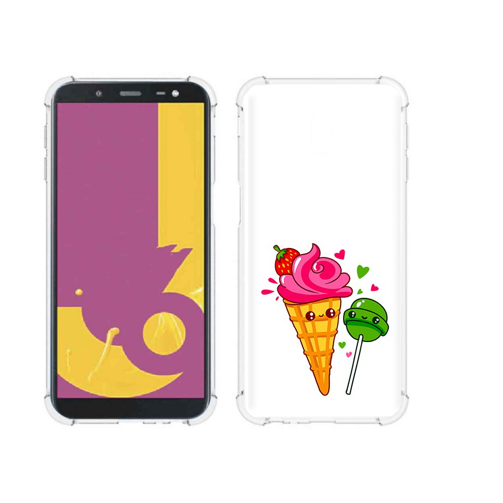 

Чехол MyPads Tocco для Samsung Galaxy J6+ (2018) Вкусняшки (PT119175.557.45), Прозрачный, Tocco