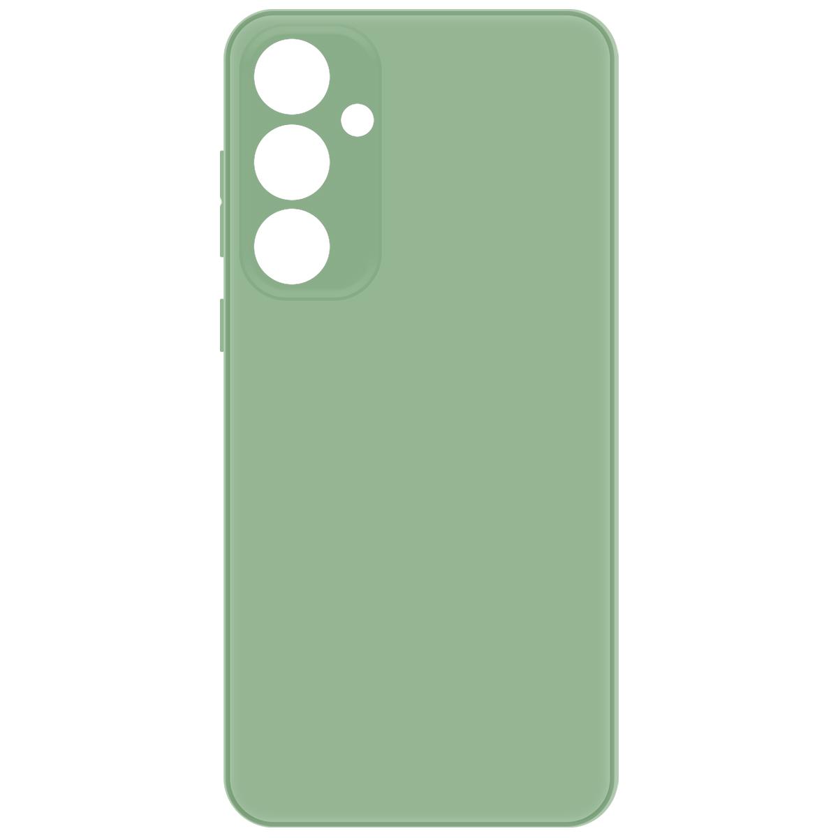 Чехол-накладка Krutoff Silicone Case для Samsung Galaxy A35 5G (A356) зелёный