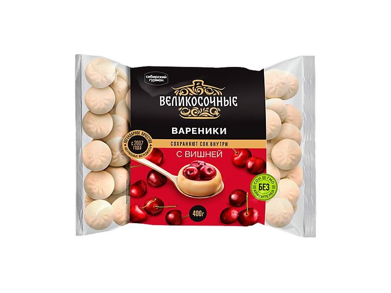 

Вареники Вкусмайлики с вишней 400 г