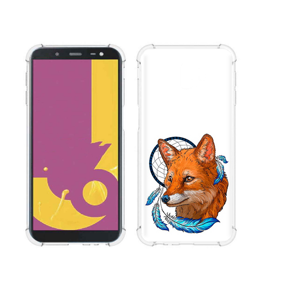 

Чехол MyPads Tocco для Samsung Galaxy J6+ (2018) лиса и ловец снов (PT119175.557.438), Прозрачный, Tocco