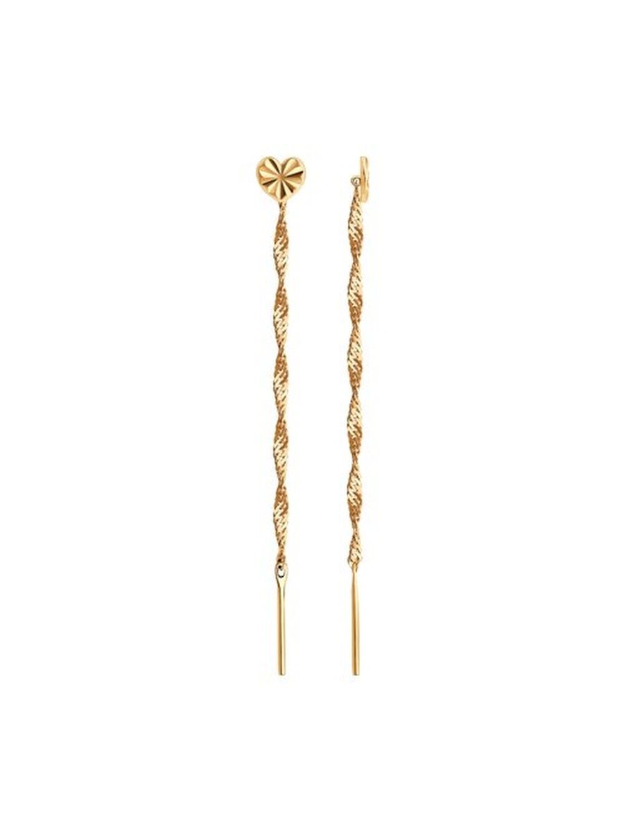 

Серьги из золота TEO MAORI 820604, фианит, 820604