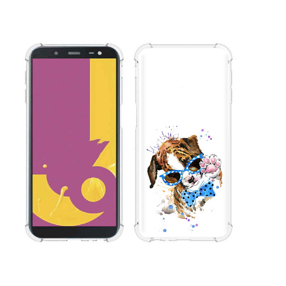 

Чехол MyPads Tocco для Samsung Galaxy J6+ (2018) лапочка (PT119175.557.434), Прозрачный, Tocco