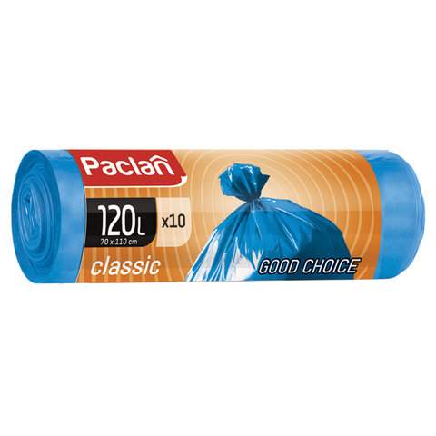 

Мешки для мусора Paclan арт. 600821 120 литров, 10шт. х 3уп.