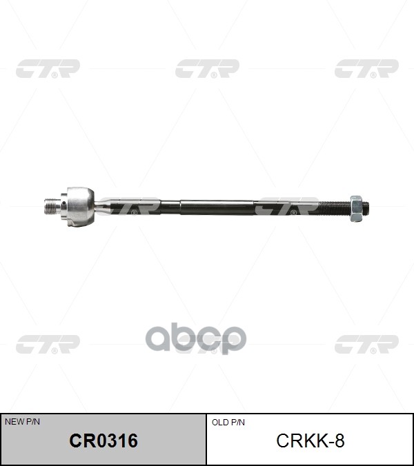 

Тяга Рулевая Заменен На Cr0316 Kia: Sephia 92-97, Clarus 95- CTR арт. CRKK-8