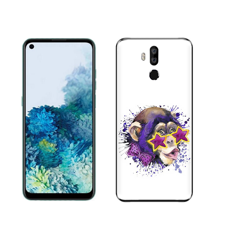 

Чехол MyPads Tocco для Oukitel K9 обезьяна в очках, Прозрачный, Tocco