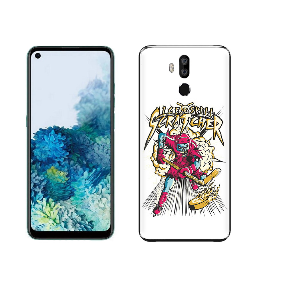 

Чехол MyPads Tocco для Oukitel K9 нарисованный скелет хоккеист, Прозрачный, Tocco