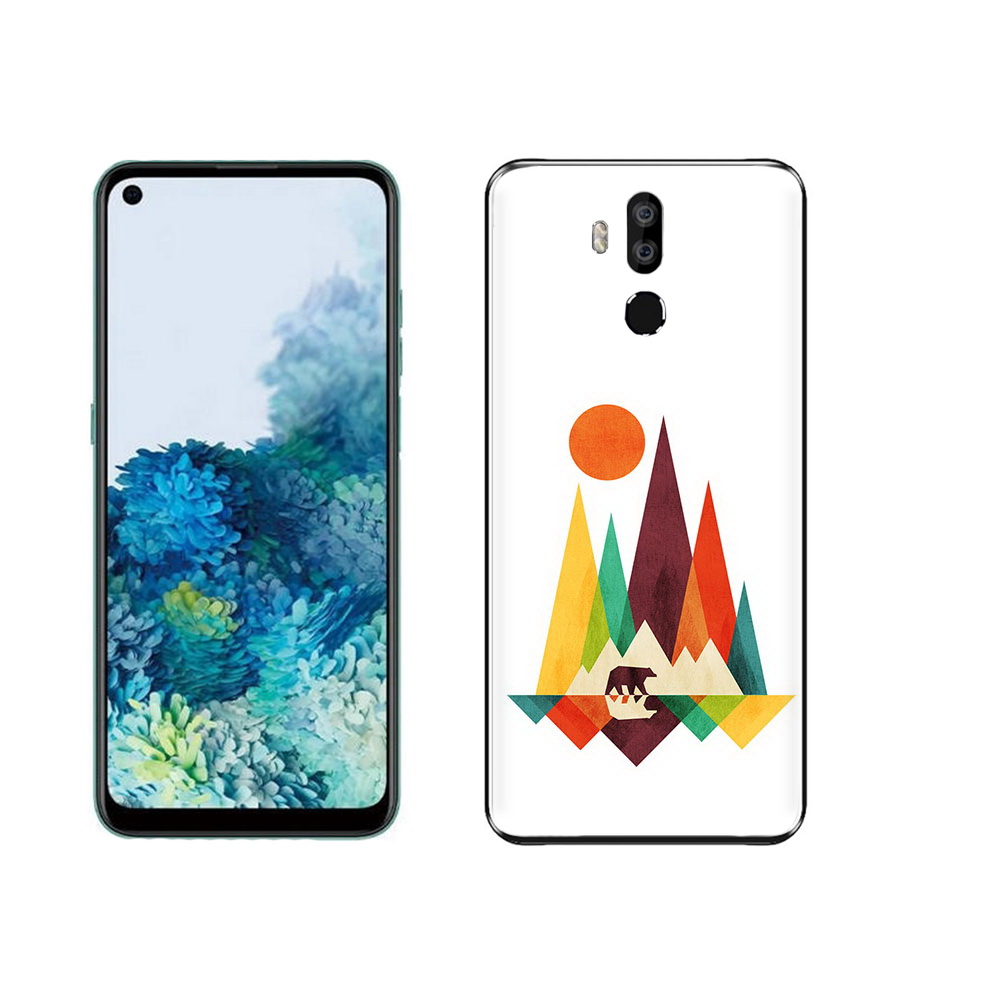 

Чехол MyPads Tocco для Oukitel K9 нарисованные горы с медведем, Прозрачный, Tocco