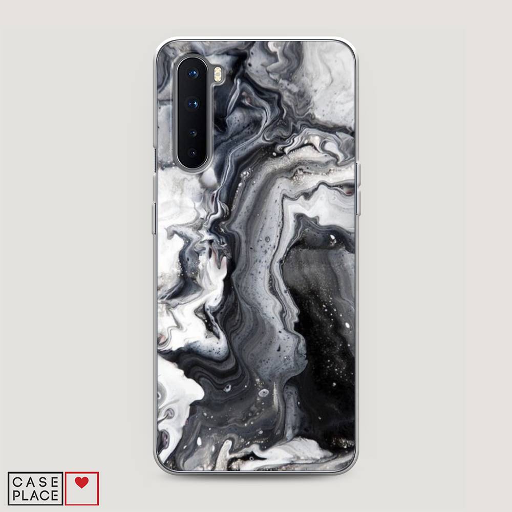 

Чехол Awog на OnePlus Nord / ВанПлас Nord "Бело-черные сложные полосы", Серый;серебристый;белый, 151350-3