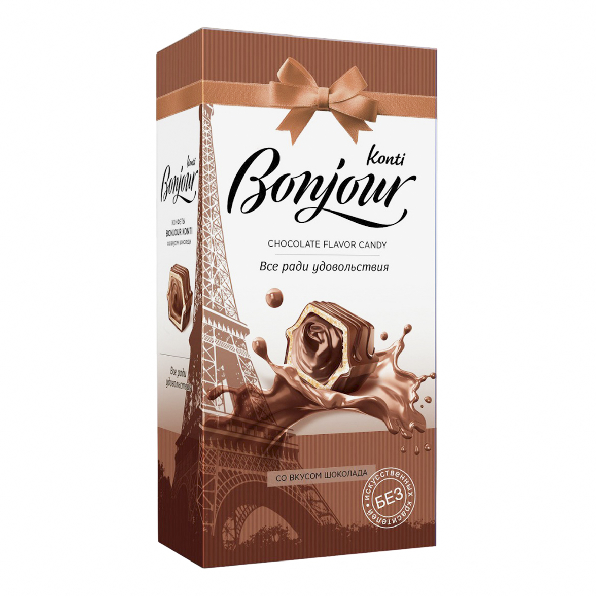 Конфеты Konti Bonjour со вкусом шоколада 80 г
