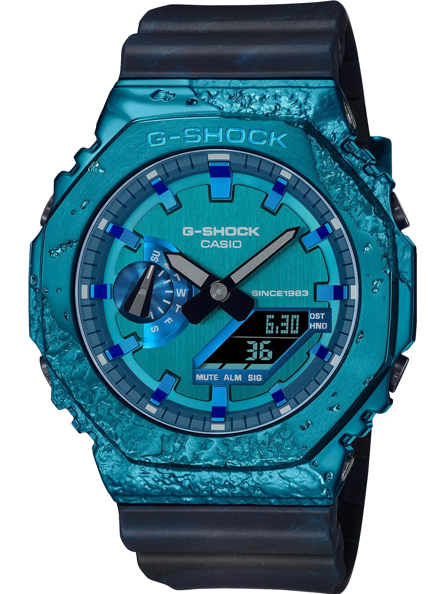 Наручные часы мужские Casio GM-2140GEM-2A синие/черные