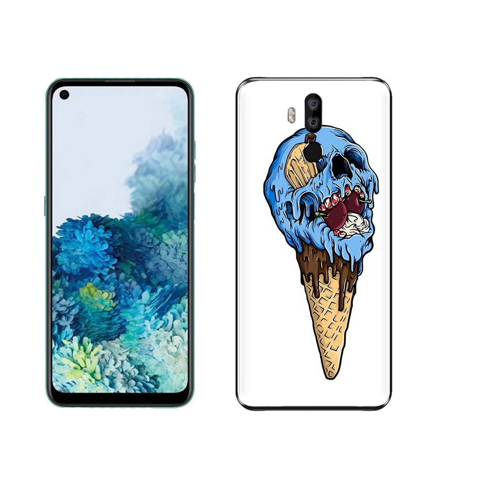 

Чехол MyPads Tocco для Oukitel K9 мороженное череп, Прозрачный, Tocco