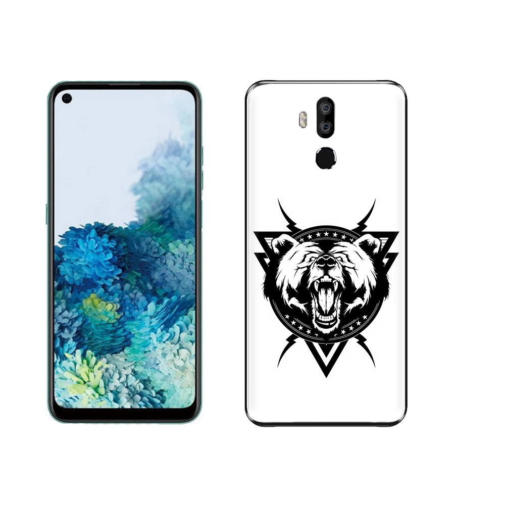 

Чехол MyPads Tocco для Oukitel K9 медведь в треугольнике, Прозрачный, Tocco