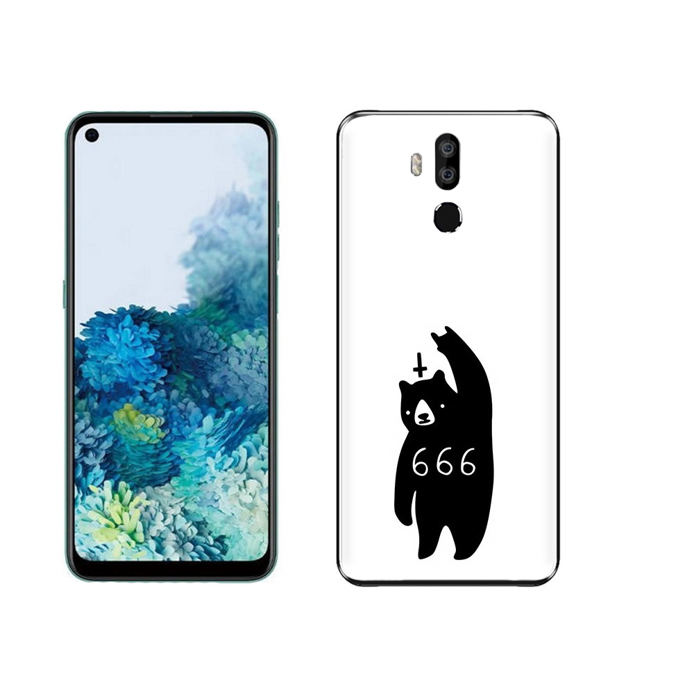 

Чехол MyPads Tocco для Oukitel K9 медведь 666, Прозрачный, Tocco
