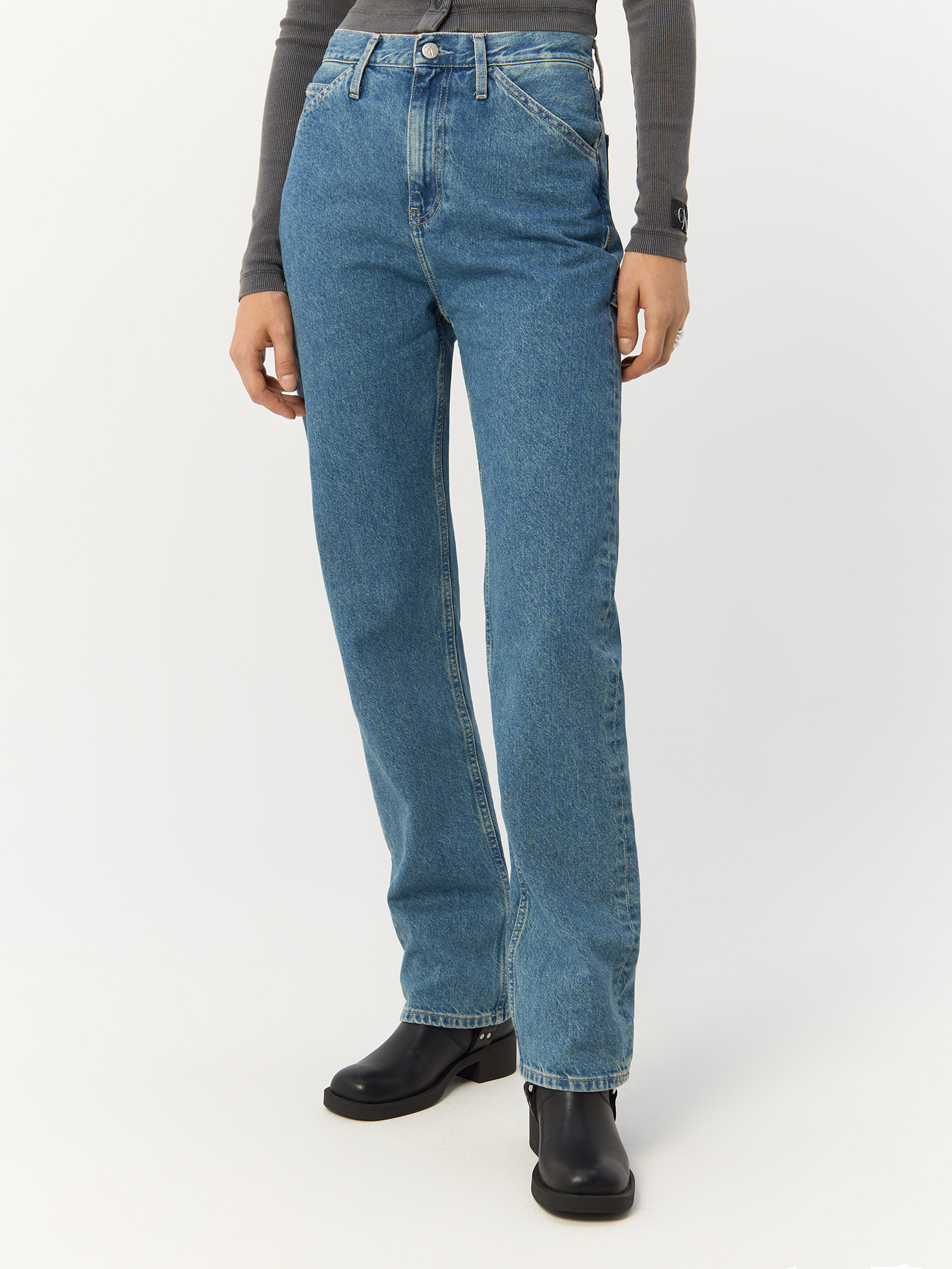 

Джинсы женские Calvin Klein Jeans J20J223718 синие 31/30, Синий, J20J223718