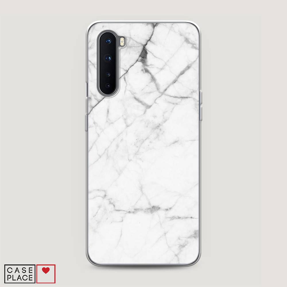 

Чехол Awog на OnePlus Nord / ВанПлас Nord "Светлый мрамор", Серый, 151350-3