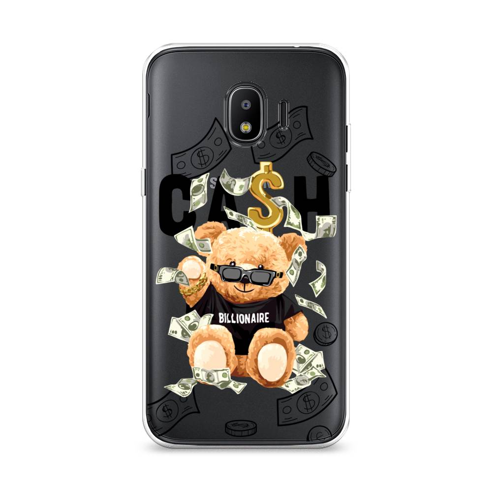 

Чехол на Samsung Galaxy J2 2018 "Big cash", Черный;серый;бежевый, 25650-6