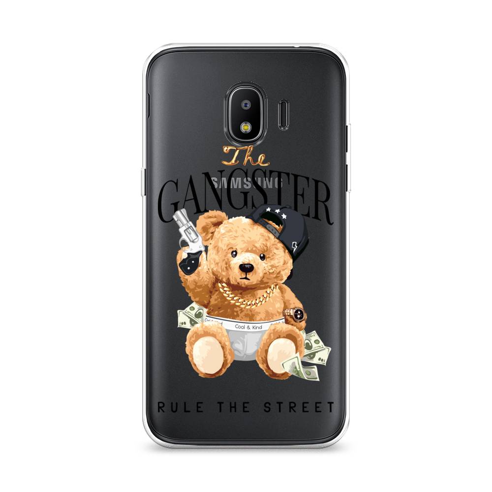 

Чехол на Samsung Galaxy J2 2018 "The Gangster", Бежевый;серый;черный, 25650-6