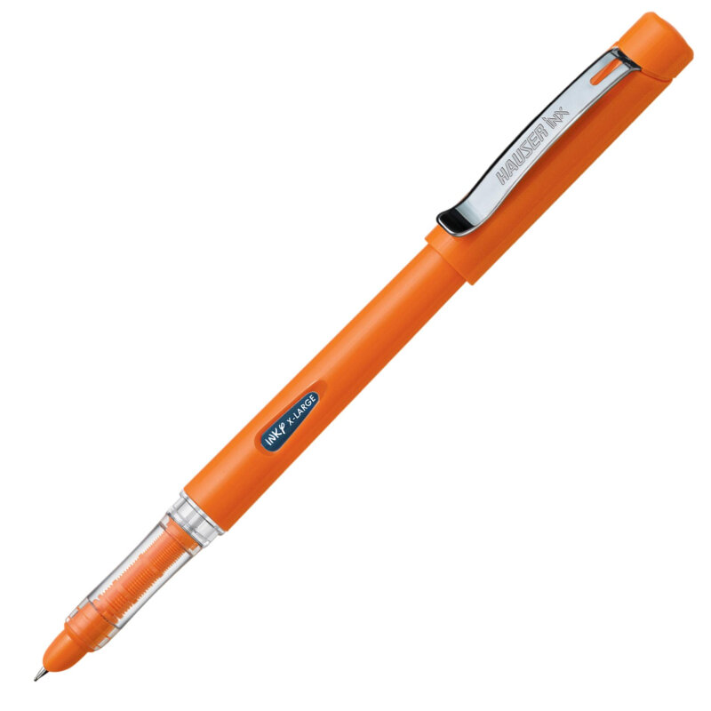 Набор перьевая ручка Hauser NEON +два картриджа оранжевая H6105-orange