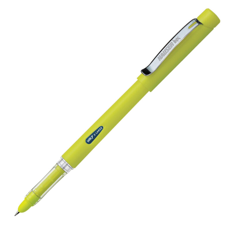 фото Набор перьевая ручка hauser neon + два картриджа желтая h6105-yellow