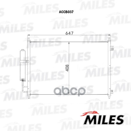 

Конденсер Nissan X-Trail 2.0 07- Miles accb037