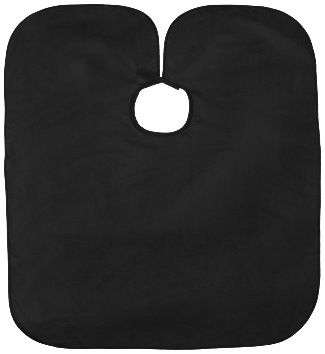 Пелерина парикмахерская, на липучке, цвет чёрный 7122011 пелерина парикмахерская на завязках крючках чёрный