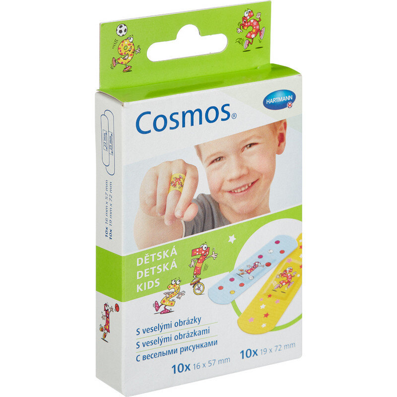 

Набор пластырей COSMOS для детей с рисунком 2 размера 20 штук в упаковке, 327292