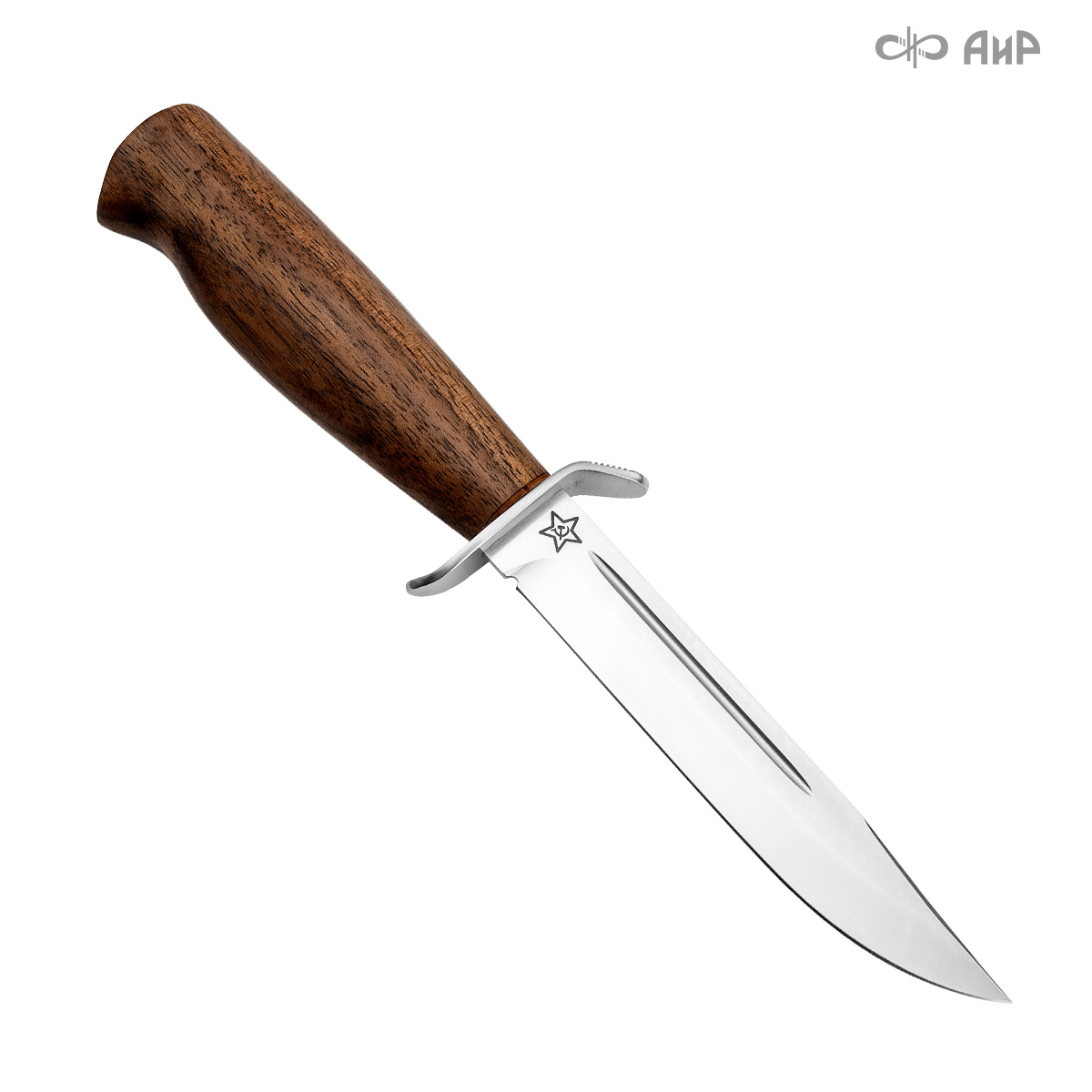 Нож туристический АиР Златоуст Штрафбат сталь 95х18 рукоять орех