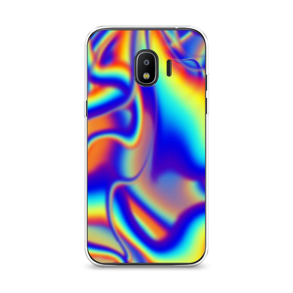 

Чехол на Samsung Galaxy J2 2018 "Яркая голограмма", Разноцветный, 25650-3