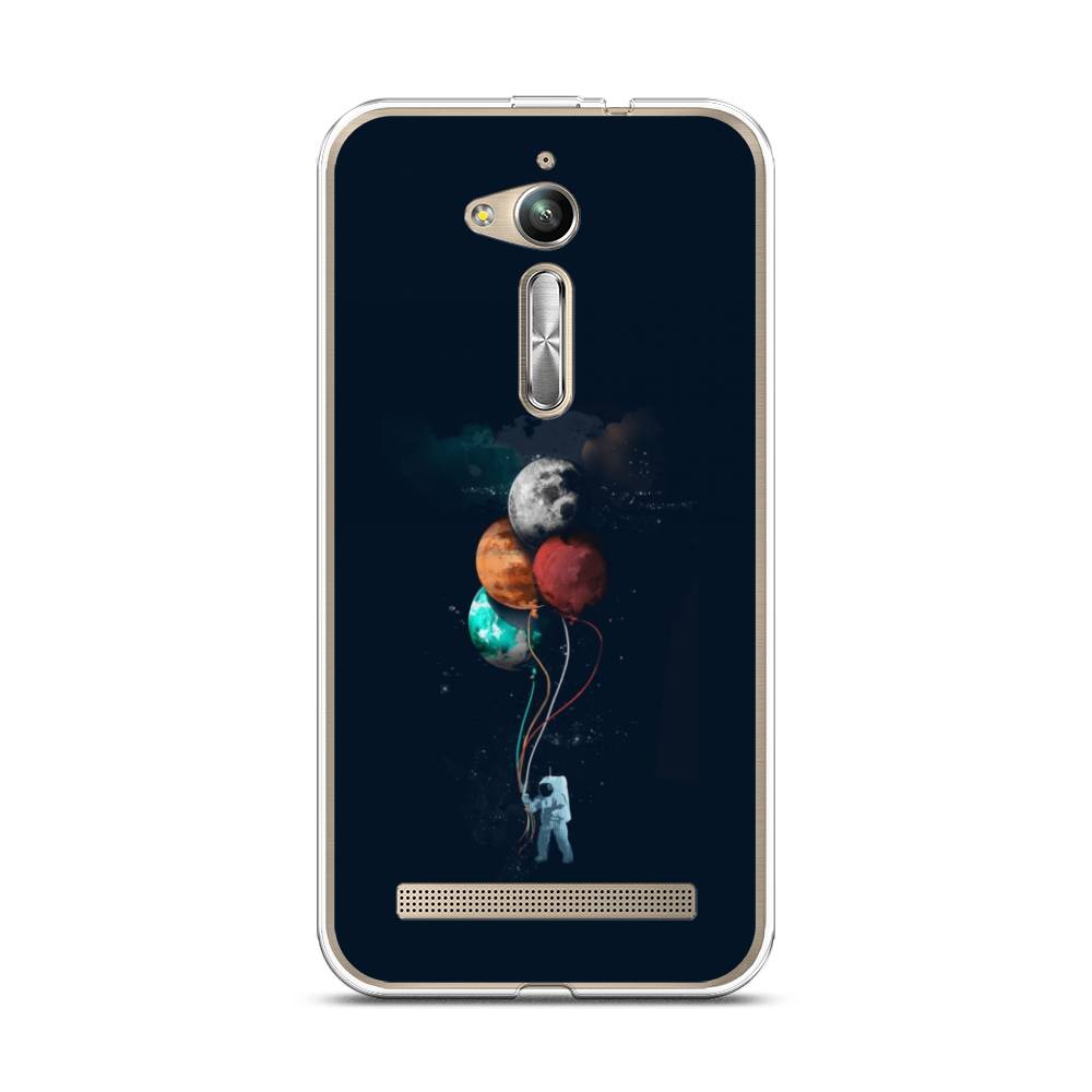 

Чехол на Asus Zenfone GO ZB500KG/500KL "Космонавт с шариками", 42250-4