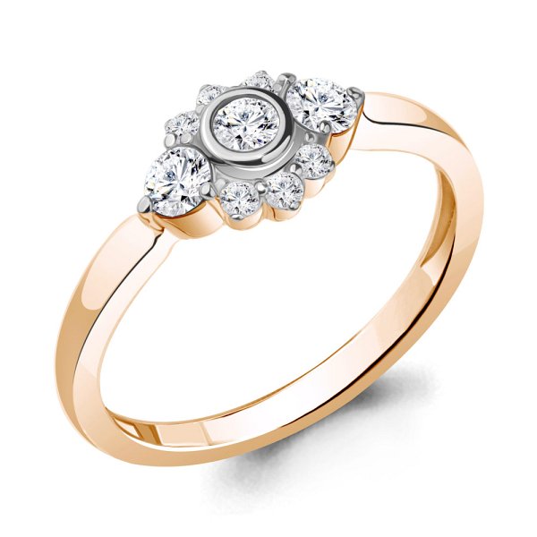

Кольцо из серебра с фианитом Aquamarine Aquamarine 67474А_925_з р, 67474А_925_з