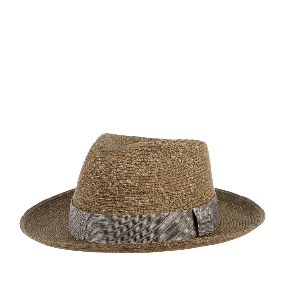 Шляпа унисекс Stetson 2198512 FEDORA TOYO коричневая, р. 57