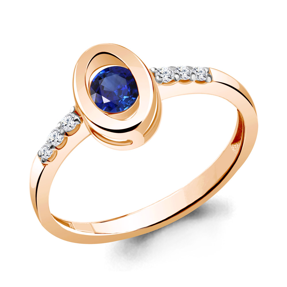 

Кольцо из серебра с фианитом Aquamarine Aquamarine 67473АБ_925_з р, 67473АБ_925_з