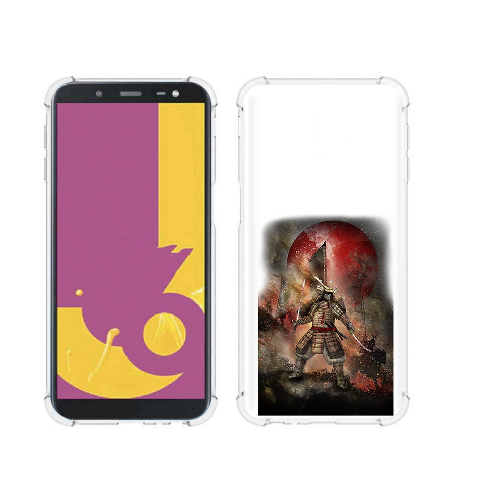 

Чехол MyPads Tocco для Samsung Galaxy J6+ (2018) китайскийвоин (PT119175.557.388), Прозрачный, Tocco