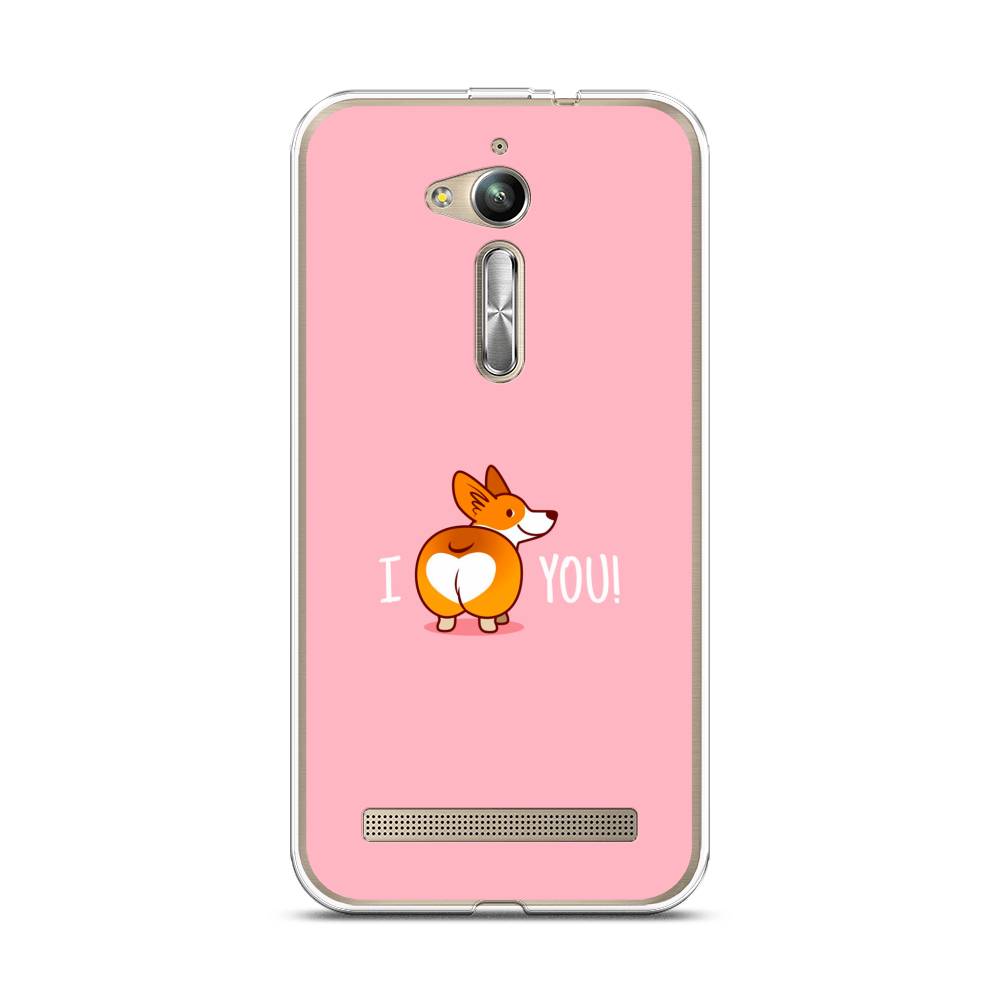 

Чехол на Asus Zenfone GO ZB500KG/500KL "Корги I love you", 42250-1