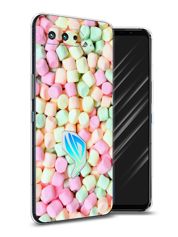 

Чехол Awog на Asus ROG Phone 5 "Marshmallows", Зеленый;желтый;розовый, 44250-10