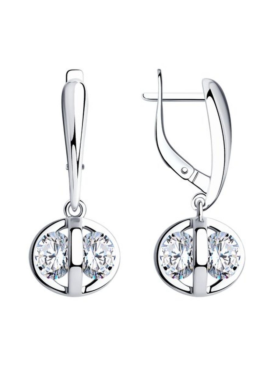 

Серьги из серебра TEO MAORI 894023821, фианит, 894023821