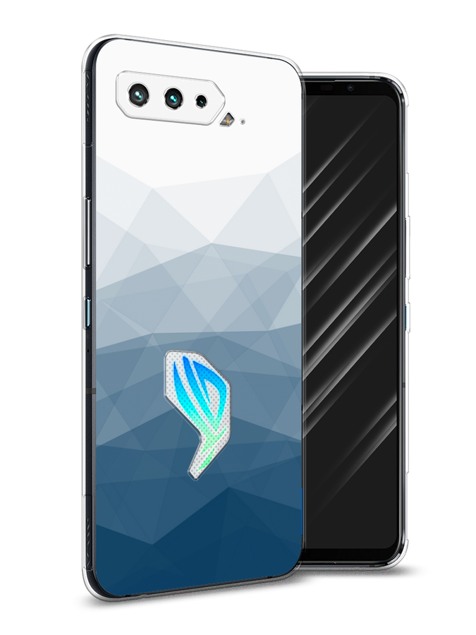 

Чехол Awog на Asus ROG Phone 5 "Абстракция небо", Синий;голубой;белый, 44250-3