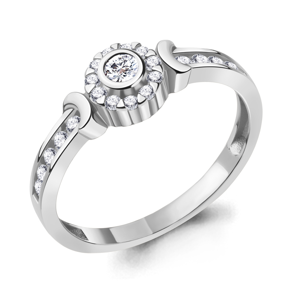 

Кольцо из серебра с фианитом Aquamarine Aquamarine 67471А_925_р р. 17, 67471А_925_р