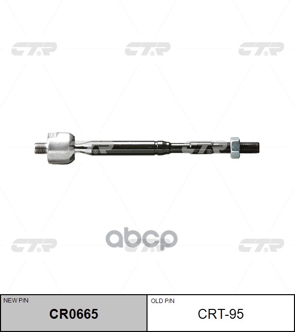 

Cr0665_тяга Рулевая! Замена Crt-95 Toyota Yaris Ncp91/Scp90/Ksp90 05> CTR арт. CR0665