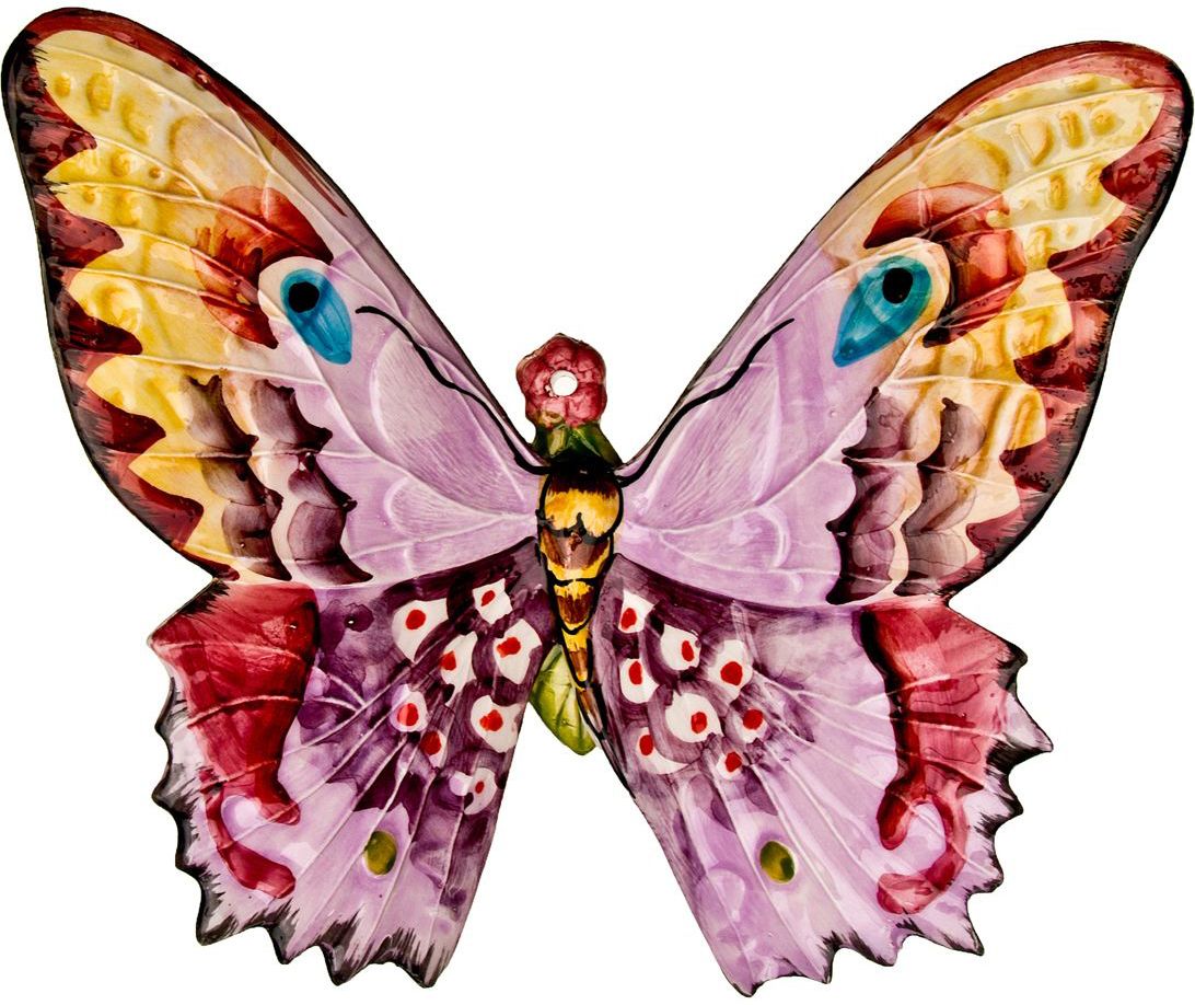 фото Панно настенное бабочка 22x20 см annaluma
