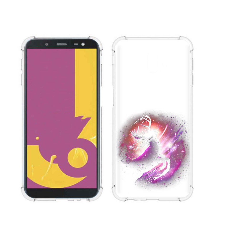 

Чехол MyPads Tocco для Samsung Galaxy J6+ (2018) звездный олень (PT119175.557.354), Прозрачный, Tocco