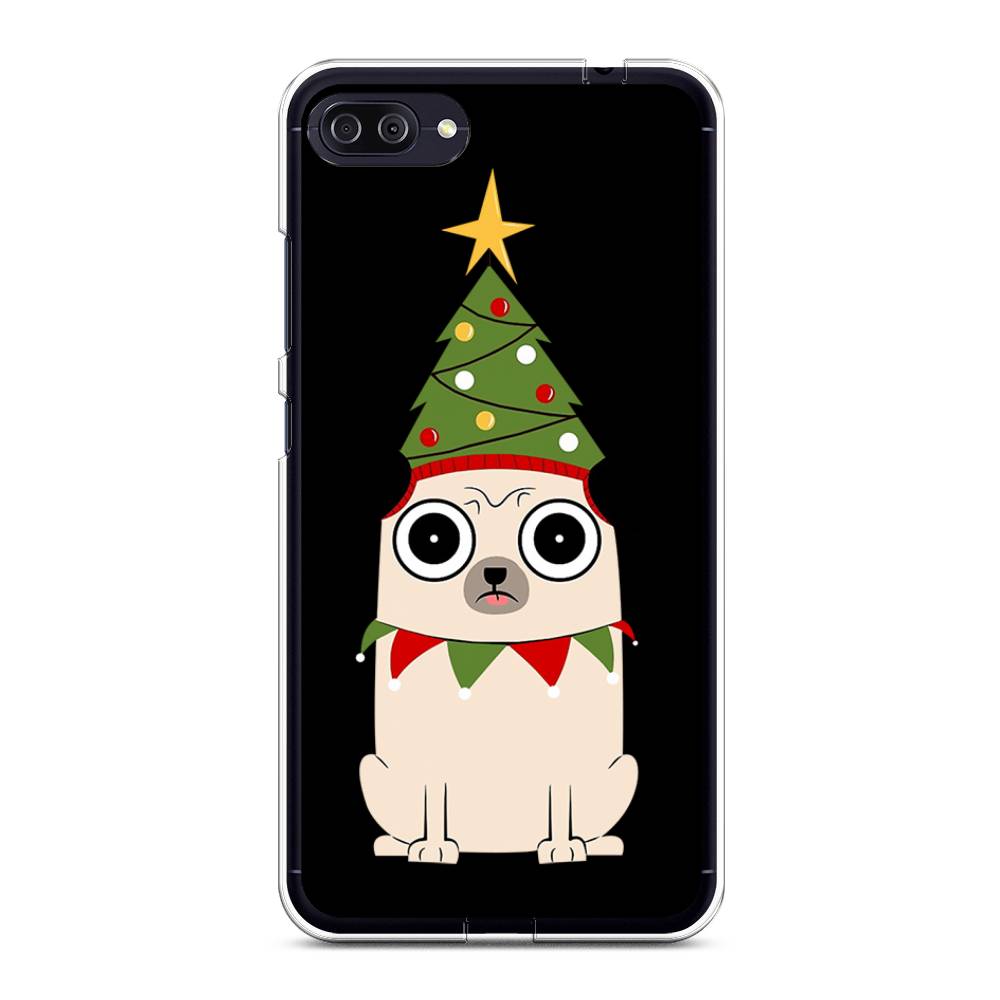 

Чехол на Asus Zenfone 4 Max ZC554KL "Собачка с ёлочкой", Бежевый;красный;зеленый, 42150-1
