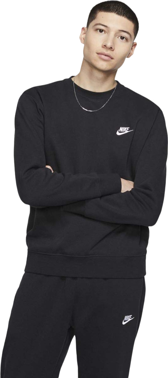 Свитшот мужской Nike M Sportswear Club Fleece Crew черный 3XL