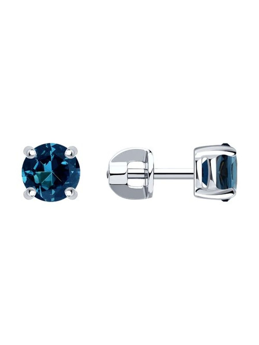 

Серьги из серебра TEO MAORI 892020456, топаз, 892020456