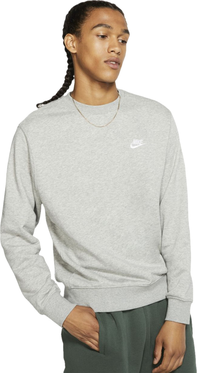 Свитшот мужской Nike M Sportswear Club French Terry Crew серый 3XL